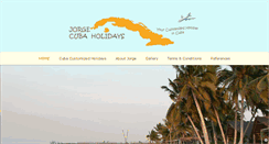 Desktop Screenshot of jorge-cubaholidays.com